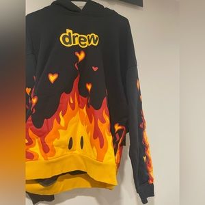 Drew House Fire Hoodie Black